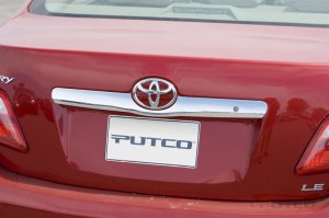 Toyota Camry Tailgate Handle Covers - Putco - Chrome - `07-`11