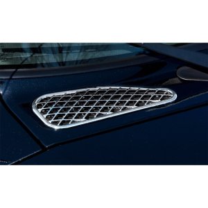 Toyota FJ Cruiser Hood Vent Covers - Front - Putco - Chrome - `07-`14