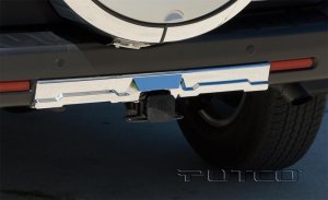 Toyota FJ Cruiser Rear Apron Cover - Putco - With Hitch Opening - Chrome - `07-`14