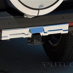 Toyota FJ Cruiser Rear Apron Cover - Putco - With Hitch Opening - Chrome - `07-`14