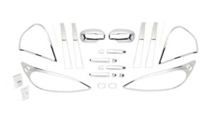 Toyota Camry Chrome Trim Accessory Kit - Putco - DH/MC/TL/HL - Chrome - `03-`06