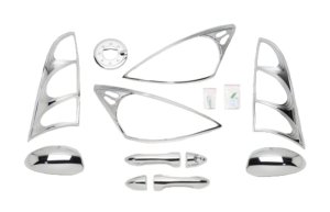 Ford Focus Chrome Trim Accessory Kit - Putco - Chrome - `00-`04