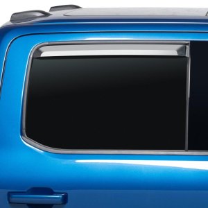 Ford F-550 Chrome Window Visors - Putco - Element - Chrome - `24-`26