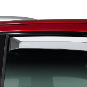 Cadillac Escalade ESV Wind Deflectors - Front - Putco - Element Chrome Window Visors - Chrome - `15-`20