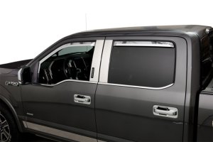 Ford F350 Window Visors - Putco - Element Chrome - Chrome - `17-`22