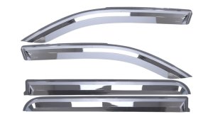 Dodge Ram 1500 Window Visors - Putco - Element - Chrome - `19-`26