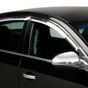 Dodge Caliber Deflectors - Putco - Element Chrome Window Visors - Chrome - `07-`12