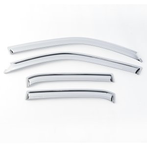 Chevrolet Silverado 1500 Window Visors - Putco - Element Chrome - Chrome - `19-`26