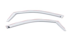 Chevrolet Silverado Window Visors - Front - Putco - Element - Chrome - `19-`26