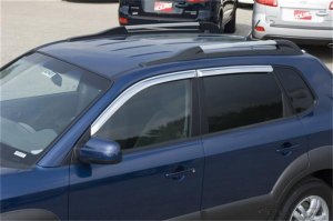 Hyundai Tucson Window Visors - Putco - Element Chrome - Chrome - `05-`08