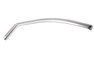 Toyota Highlander Window Visors - Front - Putco - Element Chrome In-Channel - Chrome - `01-`06