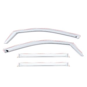 Honda Pilot Wind Deflectors - Putco - Element - Chrome - `03-`08