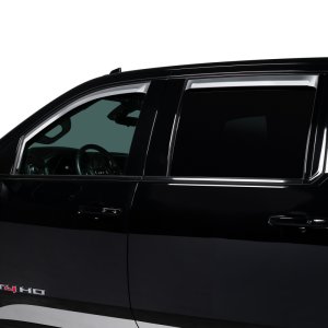 Chevrolet Silverado Window Visors - Putco - Element - Chrome - `14-`18