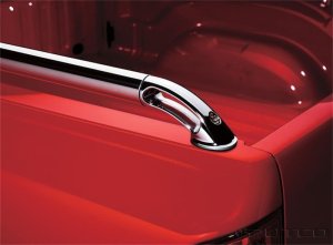 Ford F-250 Boss Locker Side Rails - Putco - Stainless Steel 2.5 in. Diameter - Polished - `17-`26