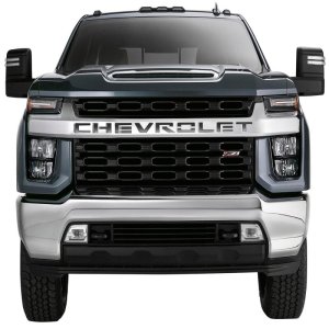 Chevrolet Silverado 1500 Grille Letters - Putco - Black Platinum - `19-`22