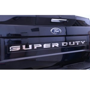 Ford F350 Lettering Emblems - Rear - Putco - Stainless Steel - `17-`19