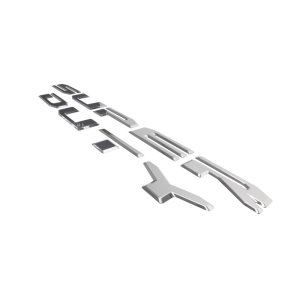 Ford F250 Lettering Emblems - Hood/Front - Putco - Stamped - Stainless Steel - `17-`22