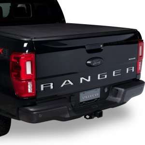 Ford Ranger Lettering Emblems - Rear - Putco - Stainless Steel - `19-`23