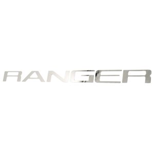 Ford Ranger Lettering Emblems - Rear - Putco - Stainless Steel - `19-`23