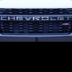Chevrolet Colorado Grille Letters - Front - Putco - Stainless Steel - `19-`22