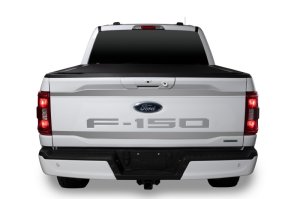 Ford F-150 Lettering Emblems - Tailgate / Grille - Putco - Ford Licensed Emblem Kit - Stainless Steel / Black Platinum - `21-`26