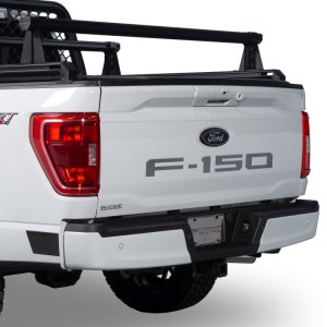 Ford F-150 Lettering Emblems - Tailgate / Grille - Putco - Ford Licensed Emblem Kit - Stainless Steel / Black Platinum - `21-`26
