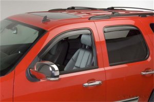 GMC Yukon Window Visors - Front + Rear - Putco - Element, In Channel - Tinted - `07-`14