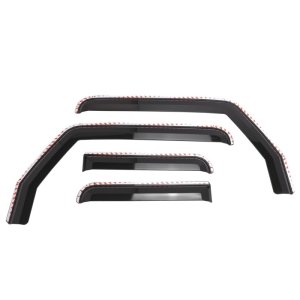 Jeep Wrangler Window Visors - Front + Rear - Putco - Element - Tinted - `18-`26