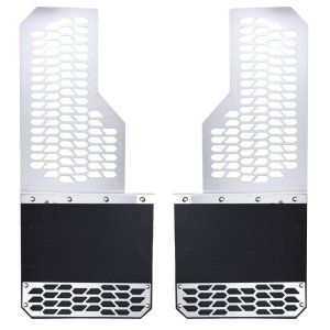 GMC Sierra LD Mud Flaps - Putco - Hex Shield - Brushed Stainless Steel - `14-`20 GMC Sierra LD Mud Flaps - Putco - Hex Shield - Brushed Stainless Steel - `14-`20