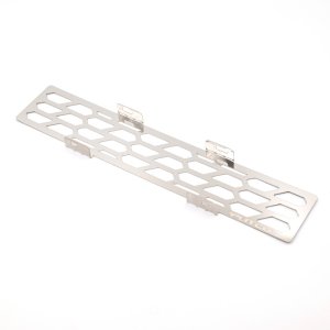 Ford F350 Super Duty Bumper Grille Inserts - Putco - Hex Shield Design - Polished Stainless Steel - `23-`24