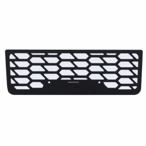 Ford F250 Bumper Grille Inserts - Putco - Hex Shield - Black Powder Coated - `17-`19