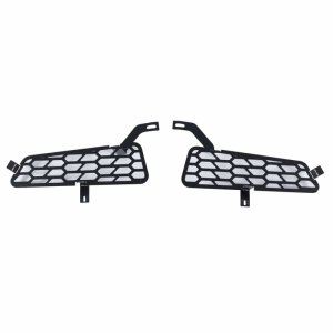 Ford F-150 Raptor Bumper Grille Inserts - Putco - Hex Shield - Black Powder Coated - `17-`20
