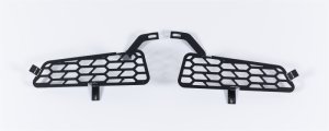 Ford F-150 Raptor Bumper Grille Inserts - Putco - Hex Shield - Black Powder Coated - `17-`20