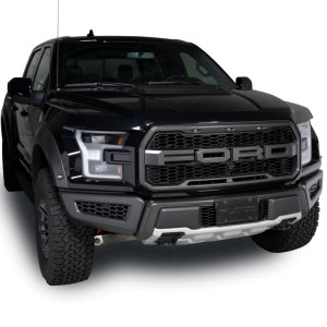 Ford F-150 Raptor Bumper Grille Inserts - Putco - Hex Shield - Black Powder Coated - `17-`20