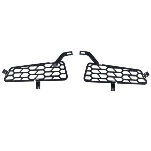 Ford F-150 Raptor Bumper Grille Inserts - Putco - Hex Shield - Black Powder Coated - `17-`20