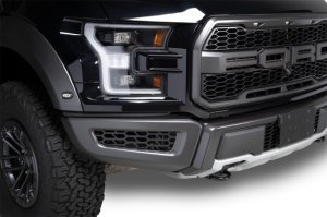 Ford F-150 Raptor Bumper Grille Inserts - Putco - Hex Shield - Black Powder Coated - `17-`20