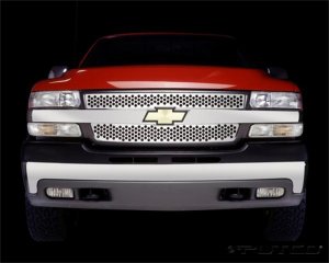 Chevrolet Silverado 3500 Grille Insert - Putco - Punch Stainless Steel - `01-`02
