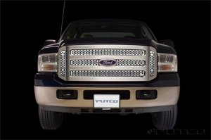 Ford SuperDuty Grille Insert - Putco - Punch Stainless Steel w/Side Vents - `05-`07