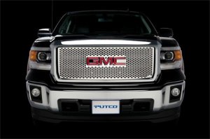 GMC Sierra LD Grille Insert - Putco - Punch Stainless Steel, Version 2 - `14-`15 GMC Sierra LD Grille Insert - Putco - Punch Stainless Steel, Version 2 - `14-`15