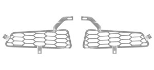 Ford F-150 Raptor Bumper Grille Inserts - Putco - Hex Style - Polished - `15-`20