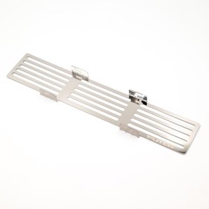 Ford F350 Super Duty Bumper Grille Inserts - Putco - Bar Design - Polished Stainless Steel - `23-`24