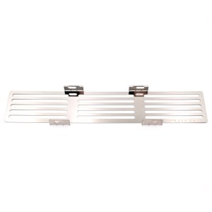 Ford F350 Super Duty Bumper Grille Inserts - Putco - Bar Design - Polished Stainless Steel - `23-`24
