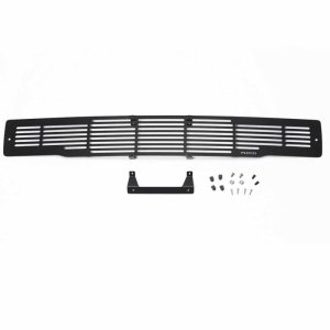 Ford F-150 Bumper Grille Inserts - Putco - Stainless Steel Bar Design - Black - `15-`17