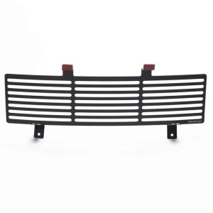 Ford F250 Bumper Grille Inserts - Putco - Stainless Steel Black Bar Design - Black - `11-`16