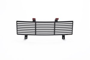 Ford F250 Bumper Grille Inserts - Putco - Stainless Steel Black Bar Design - Black - `11-`16