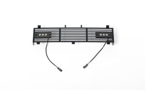 Ford F350 Bumper Grille Inserts - Putco - SS Black Bar Design - Black - `11-`16