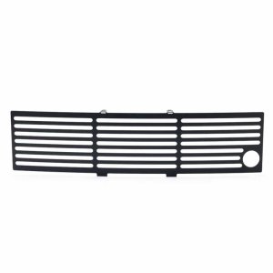 Ford F-150 Bumper Grille Insert - Putco - Black Bar w/ Heater Plug Opening - Black - `11-`14