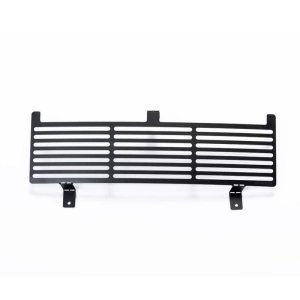 GMC Sierra 3500 Bumper Grille Inserts - Putco - Stainless Steel - Black Bar Design - Black - `15-`19