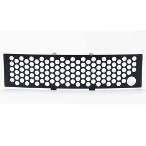 Ford F-150 Bumper Grille Inserts - Putco - Punch w/ Heater Plug Opening - Black - `11-`14