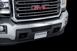 GMC Sierra HD Bumper Grille Inserts - Putco - Punch Design - Black - `15-`19